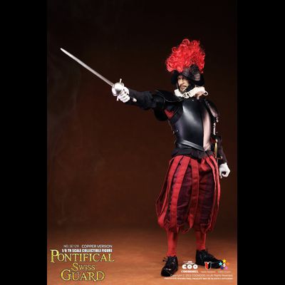 Капитан швейцарской гвардии (медная версия) - Коллекционная ФИГУРКА 1/6 scale SERIES OF EMPIRES - PONTIFICAL SWISS CAPTAIN (EXCLUSIVE CUPRONICKEL VERSION) (SE129) - COOMODEL