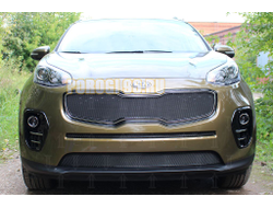 Защита радиатора KIA Sportage IV 2016-2018 black низ PREMIUM