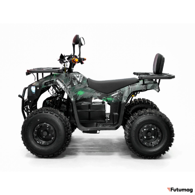 Электровадроцикл MOTAX Grizlik E1500 2024 Зеленый камуфляж