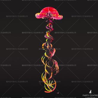 шар соты медуза розовая