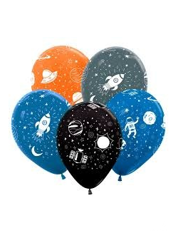 Латексные шары космос 6 шт