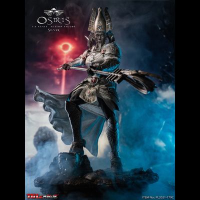 Осирис в серебряном - Коллекционная ФИГУРКА 1/6 Osiris Silver (PL2021-179C) - TBLeague