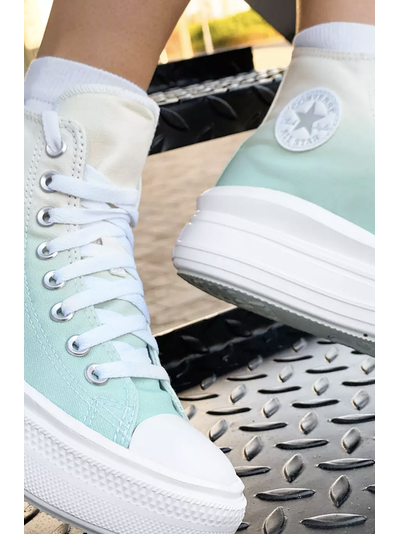 Converse All Star Move Platform Ombre разноцветные высокие