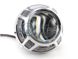 Бленда (маска) для линз №33 Porsche Panamera LED V2, 2 режима (белый), 3.0 дюйма, 1шт