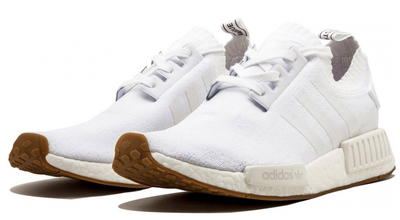 Кроссовки Adidas Nmd Primeknit белые