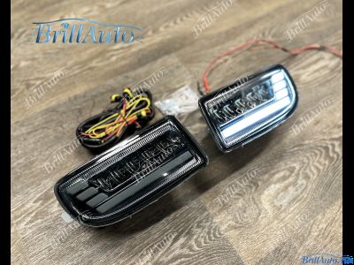 Противотуманки Toyota Land Cruiser 100 бегающие LED темные