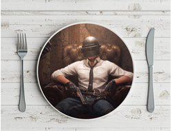 Тарелка PlayerUnknown’s Battlegrounds, PUBG, ПУБГ №20