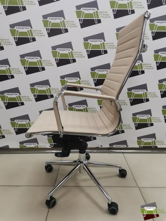 Кресло руководителя Everprof Rio M Экокожа Бежевый
