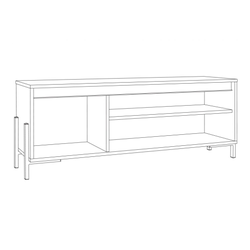 Квадро Тумба под ТВ 13.275 Battle rock FSC Santiago