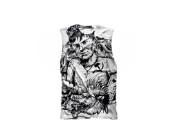 Майки с полной запечаткой Сектор Газа, Юрий Хой