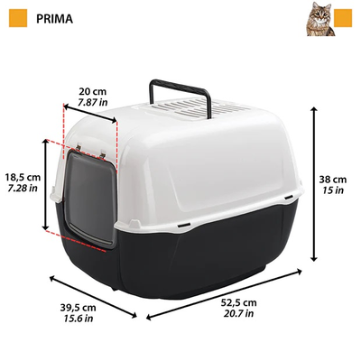 Закрытый туалет для кошек PRIMA Ferplast