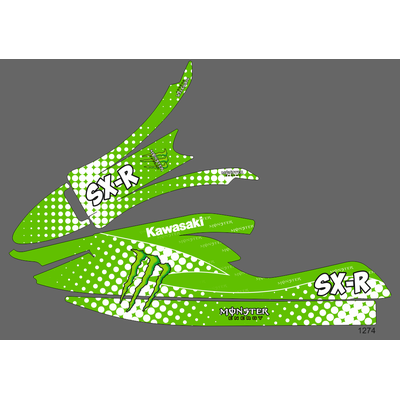 Наклейки на Гидроцикл kawasaki JET SX-R 800 #1274