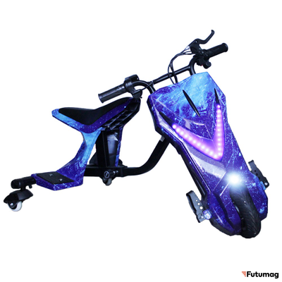 Электроскутер Дрифт Карт Drift-Trike MINIPRO Mi T02 Синий космос