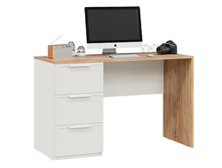 Детская СТЕЛЛА - Стол письменный Тип 1 Белый Холст/Белый Жемчуг/Яблоня Беллуно