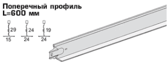 Каркас T-24 NORMA супер-хром L=0.60