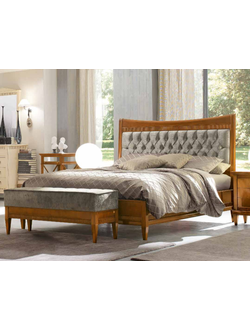 КРОВАТЬ ДВУСПАЛЬНАЯ С МЯГКИМ ИЗГОЛОВЬЕМ (L173*P220*H140) ART.42.08 160*200 DESIDERI TOSATO