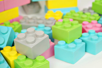 Конструктор из крупных мягких блоков WISE1 (50 деталей)