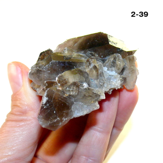 Раухтопаз натуральный (микро-друза) Казахстан №2-39: 59,8г - 60*34*24мм