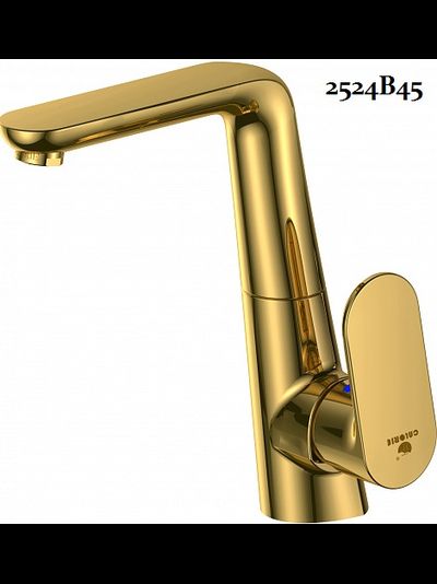 Смеситель для кухни боковой на гайке однозахватный Calorie 2524A45 40 мм хром золото черный белый медь сатин