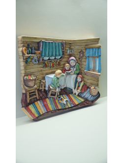 У бабушки (панно)