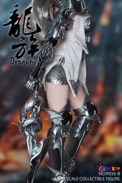 ПРЕДЗАКАЗ - Эльфийка-воин в серебряном - КОЛЛЕКЦИОННАЯ ФИГУРКА 1/6 Dragon Elves silver (P016B) - PLAY TOY ?ЦЕНА: 26700 РУБ?