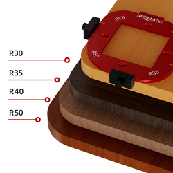 Комплект из 2-х радиусных шаблонов