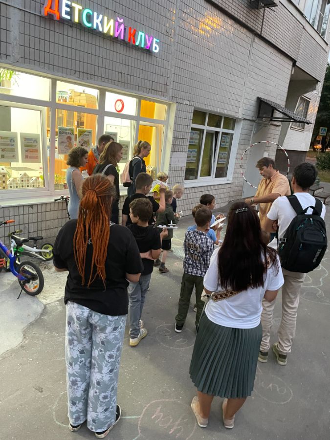 Открытое занятие юный техник в клубе Ветерски