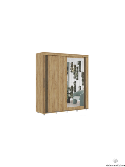 Форест 2.0 м шкаф-купе  Дуб крафт золотой