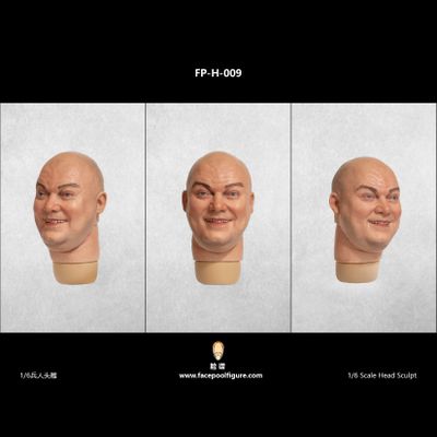 Эмоциональный скульпт 1/6 - Caucasian Fat Male Expressive Head Sculpt (FPH009) - Facepoolfigure