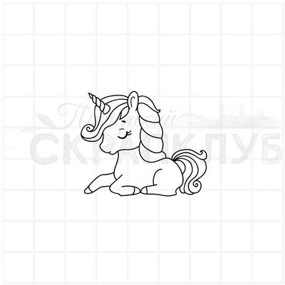 штамп единороги