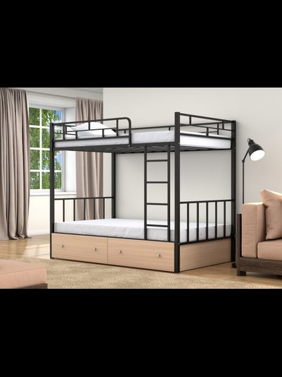 Двухъярусная кровать Валенсия 120 Черный