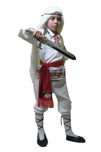 Молдавский национальный костюм - Харап Алб 6-9 лет
