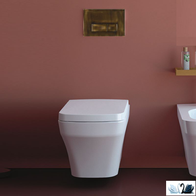 Инсталляция для унитаза Creavit GR5003.01 с кнопкой Ore GP3007.00 бронза матовая