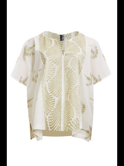 Эффектная легкая летняя блуза