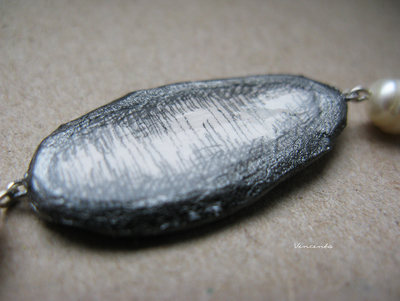 Сказочное колье "Око Единорога" - крупное фэнтези-украшение с элементами викторианского стиля