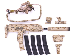 Пистолет-пулемет с обвесом и магазинами 1/6 (E&S 26009R) - EASY&SIMPLE