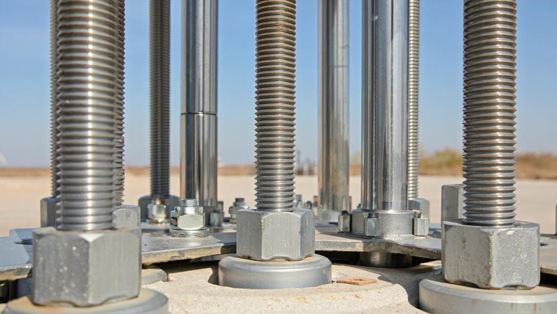 Анкерная закладная под опоры освещения для мачт и торшеров