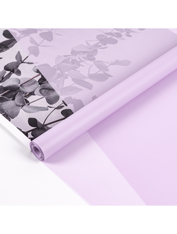 Пленка "Лак Pastel" 59см 180гр Глициния (пр-во Россия) ПЭ01/4