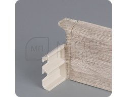 Плинтус из дюрополимера Comfort Classic 80 акация с внутренним углом