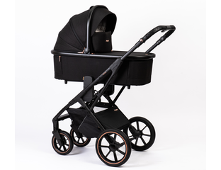 Коляска Peppy Tecla 2024 2 в 1 Rose Black, Черный