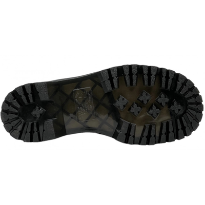 Dr Martens 1490 Sinclair Combs Leather Platform Black