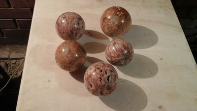 Шары из натурального камня ручной работы
