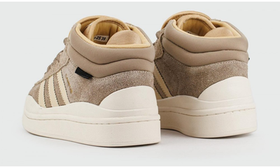 Adidas Campus With Fur Beige White с мехом