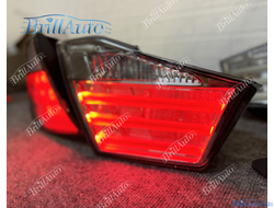 Стопы Toyota Camry 50 стиль BMW черные дымчатые