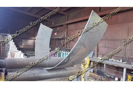 коническая полуобечайка на вальцах