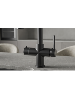 Система мгновенного кипячения воды с газацией и охлаждением 5в1 AQUAHOT MONTBLANC BM (матовый черный)