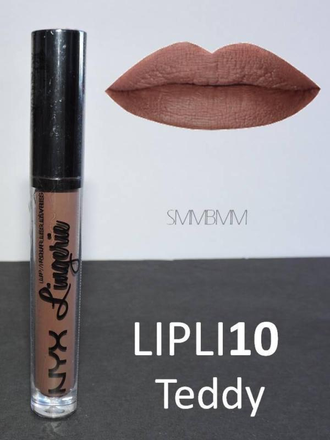Жидкая матовая помада NYX Lip Lingerie 10 Teddy