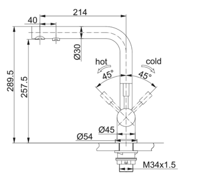 Смеситель Franke Atlas Clear Water