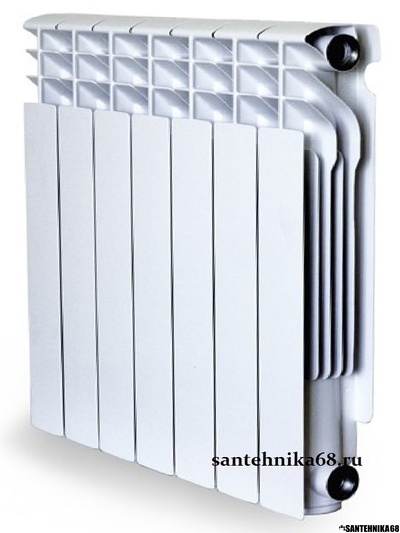 Алюминиевый радиатор отопления Radena R500/100 4 6 8 10 12 секций
