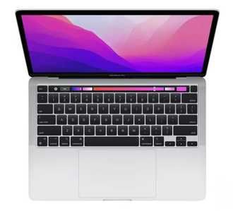 APPLE MACBOOK PRO 13 (2022), APPLE M2 8-CORE CPU, 10-CORE GPU, 8ГБ, 512ГБ SSD, СЕРЕБРИСТЫЙ